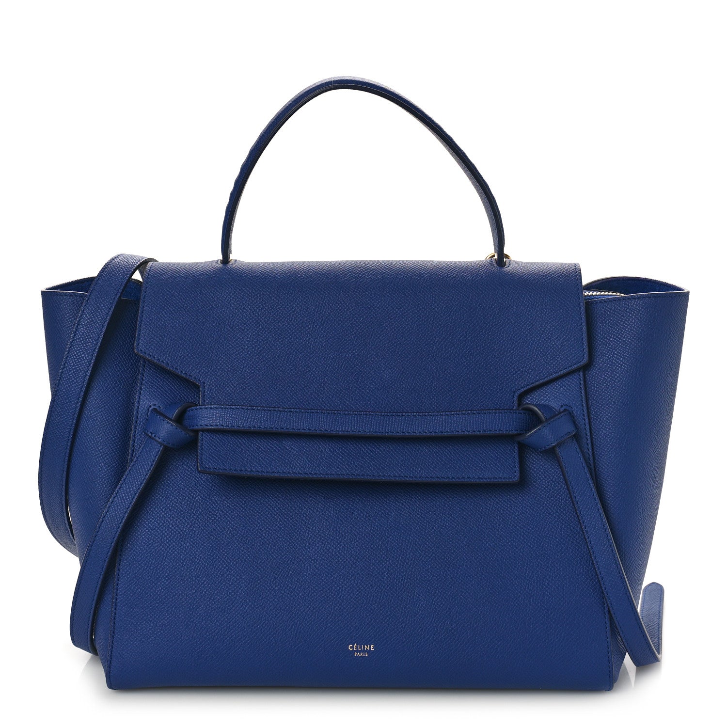 Celine Grained Calfskin Mini Belt Bag Indigo 1 of 7