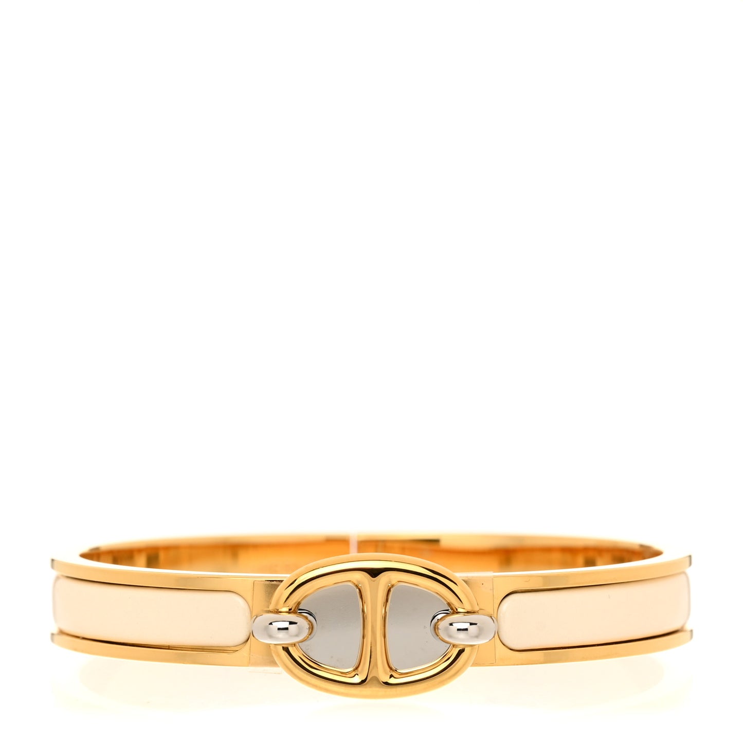 Enamel Mini Farandole Clic Chaine D'Ancre Bracelet Creme