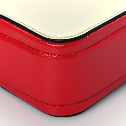 Marc Jacobs Saffiano Small Snapshot Camera Bag Porcelain Multi 8 of 9