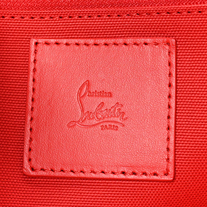 Christian Louboutin Linen Calfskin Extra Large Nastroloubi F.A.V.L. Tote Black 6 of 9