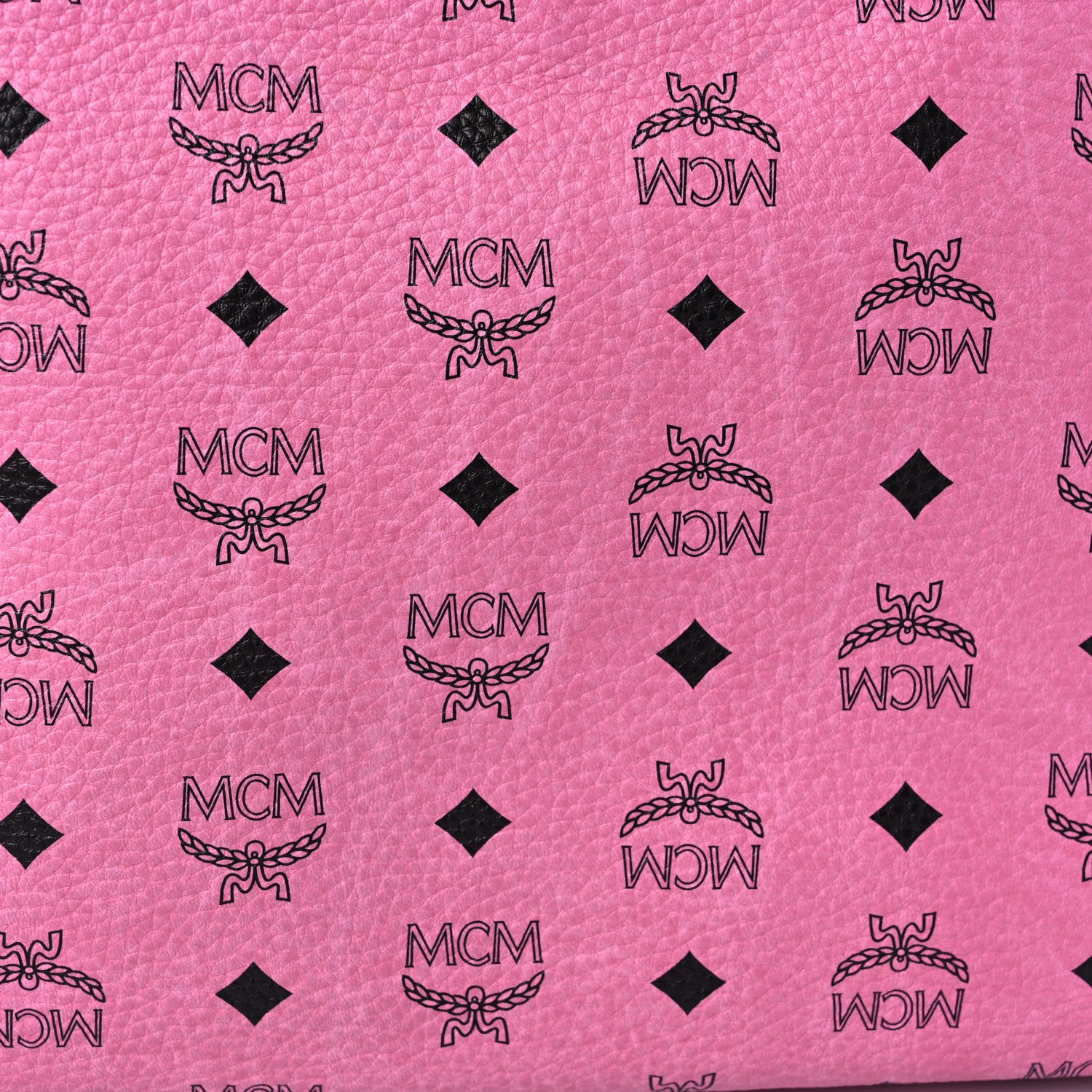 MCM Visetos Medium Liz Reversible Shopper Tote Pink 11 of 21