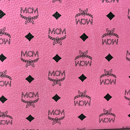 MCM Visetos Medium Liz Reversible Shopper Tote Pink 11 of 21