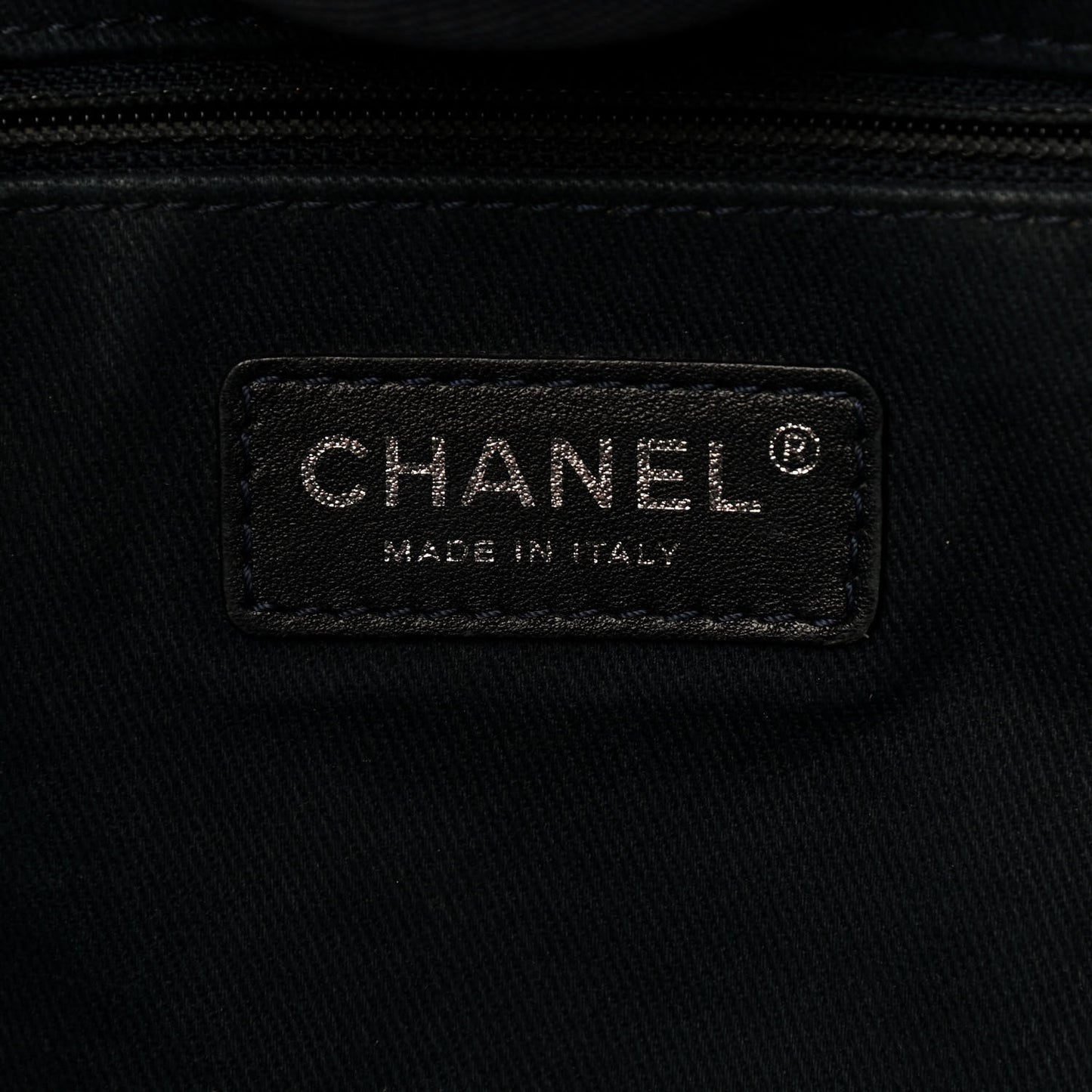 Denim Large Deauville Tote Dark Blue