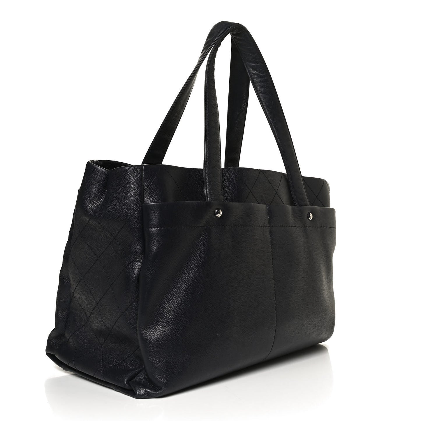 Caviar Executive Cerf Shopper Tote Navy