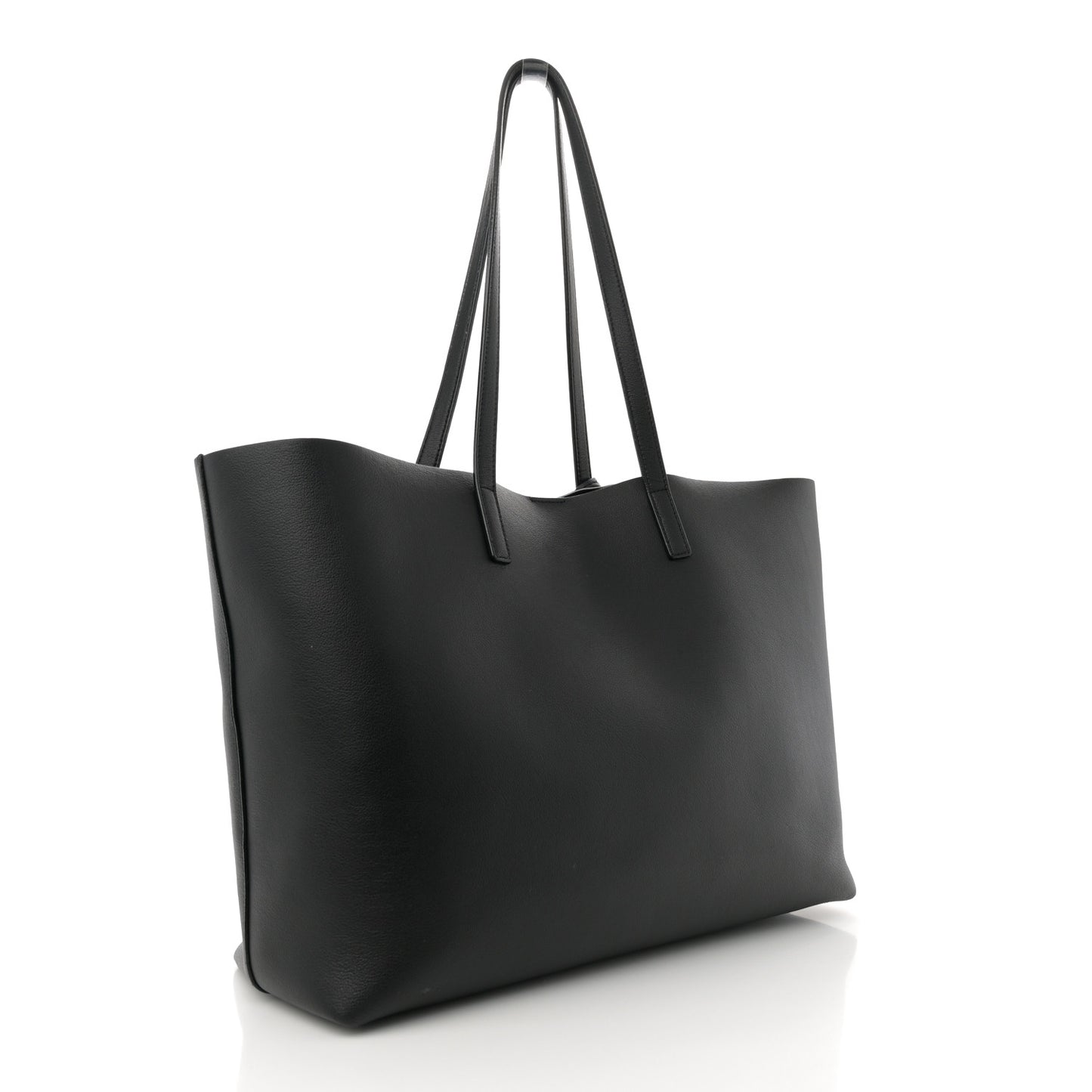 Calfskin Large Shopping Tote Black