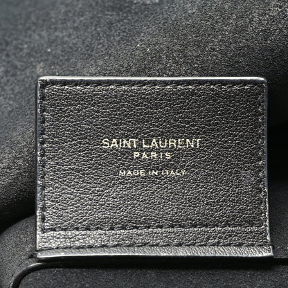 Saint Laurent Calfskin Large Shopping Tote Black 7 of 10