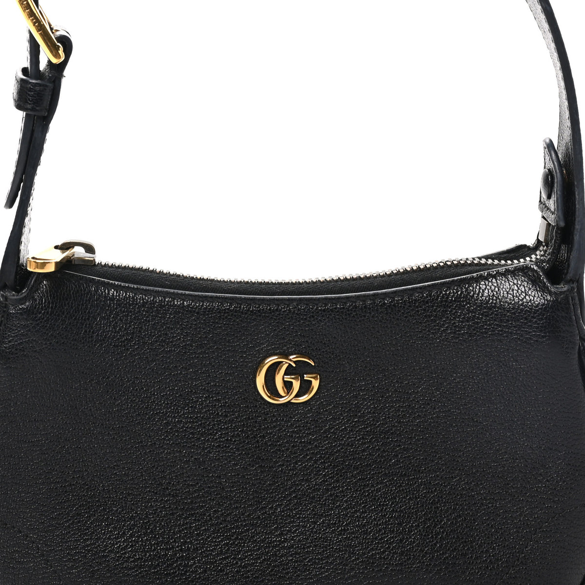 Gucci Goatskin Mini Aphrodite Shoulder Bag Black 8 of 10