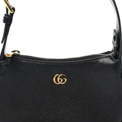 Gucci Goatskin Mini Aphrodite Shoulder Bag Black 8 of 10
