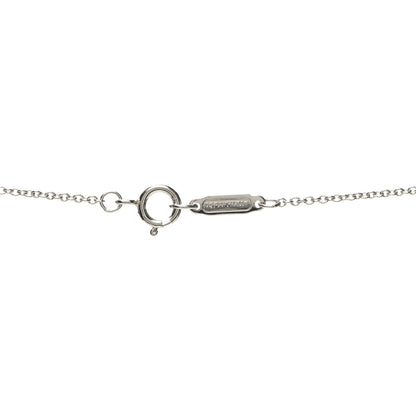 Tiffany Platinum Diamond Small Heart Lock Pendant Necklace 5 of 6