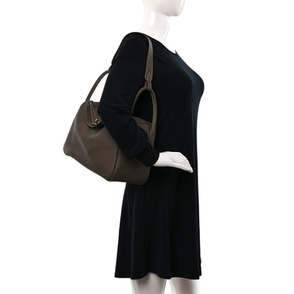 Hermes Taurillon Clemence Lindy 30 Etoupe 2 of 9