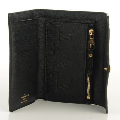 Louis Vuitton Empreinte Compact Curieuse Wallet Black 5 of 7
