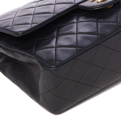 Chanel Lambskin Quilted Medium Double Flap Black 6 of 9