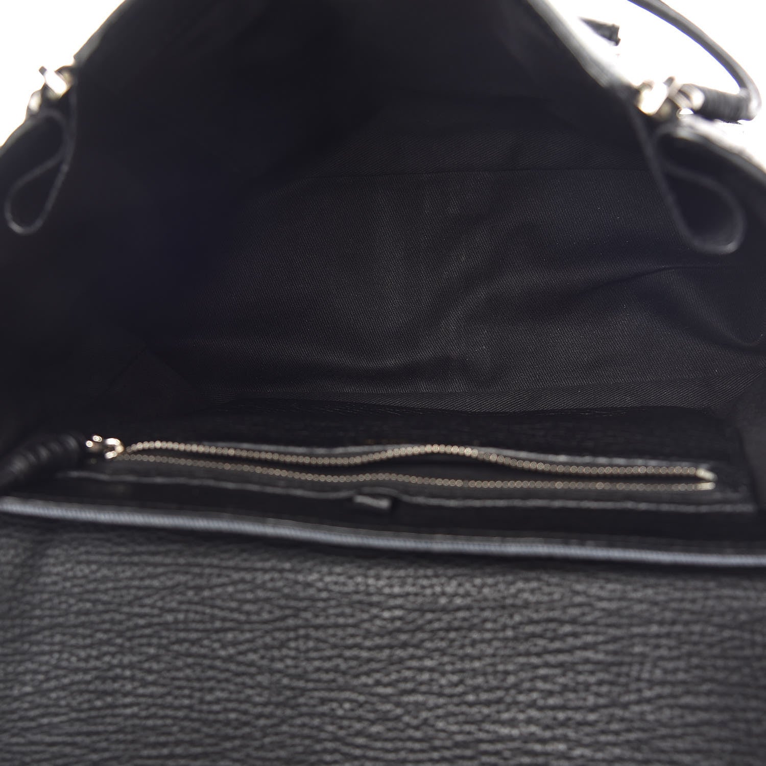 3.1 Phillip Lim 3.1 Textured Calfskin Denim Medium Pashli Satchel 5 of 13