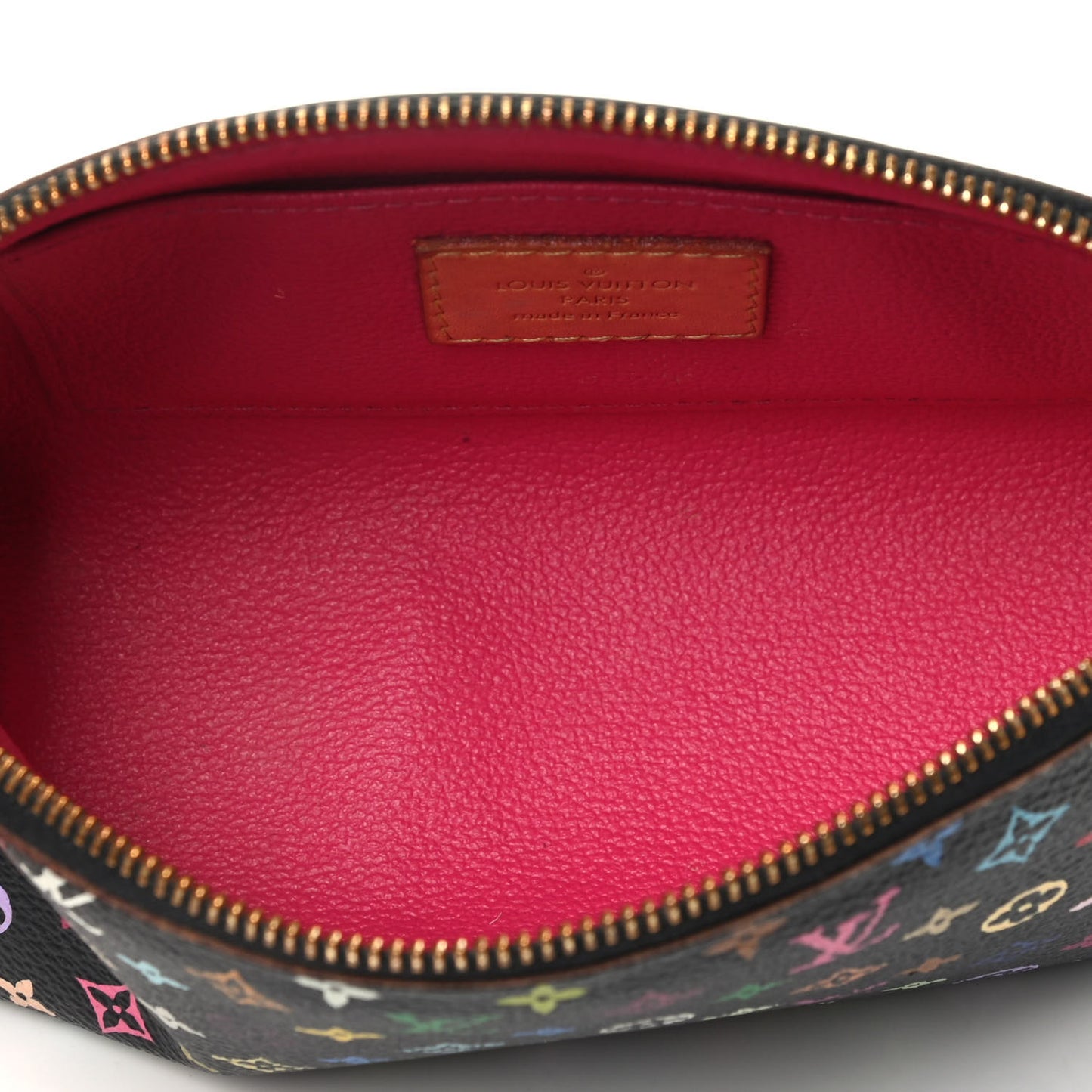 Monogram Multicolor Cosmetic Pouch Black Grenade