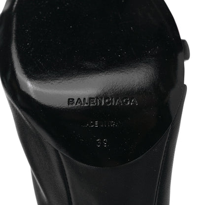 Balenciaga Lambskin Bi-Color Open Toe Glove Sandal 39 Ink Pink 6 of 8