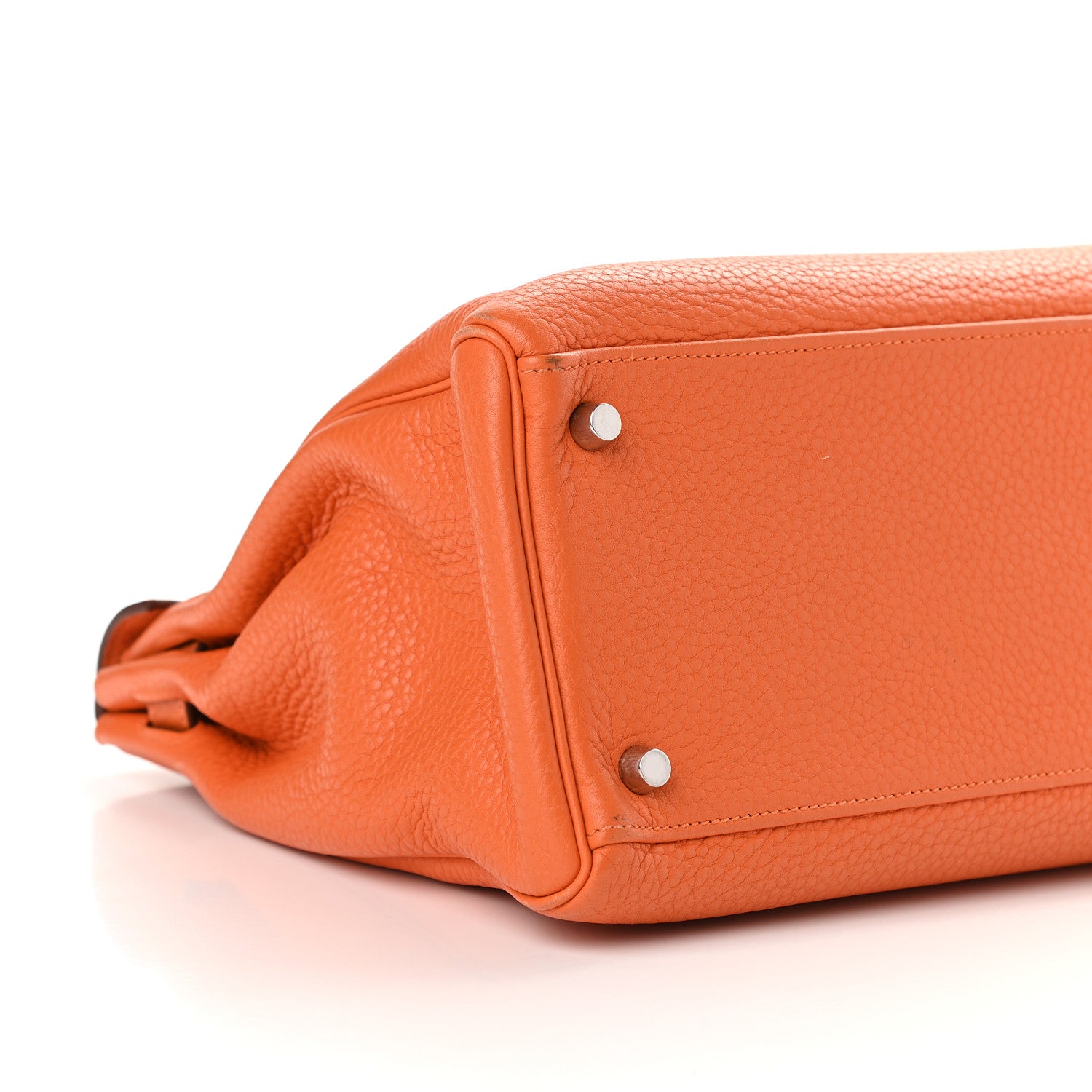 Hermes Togo Kelly Retourne 35 Orange 9 of 14