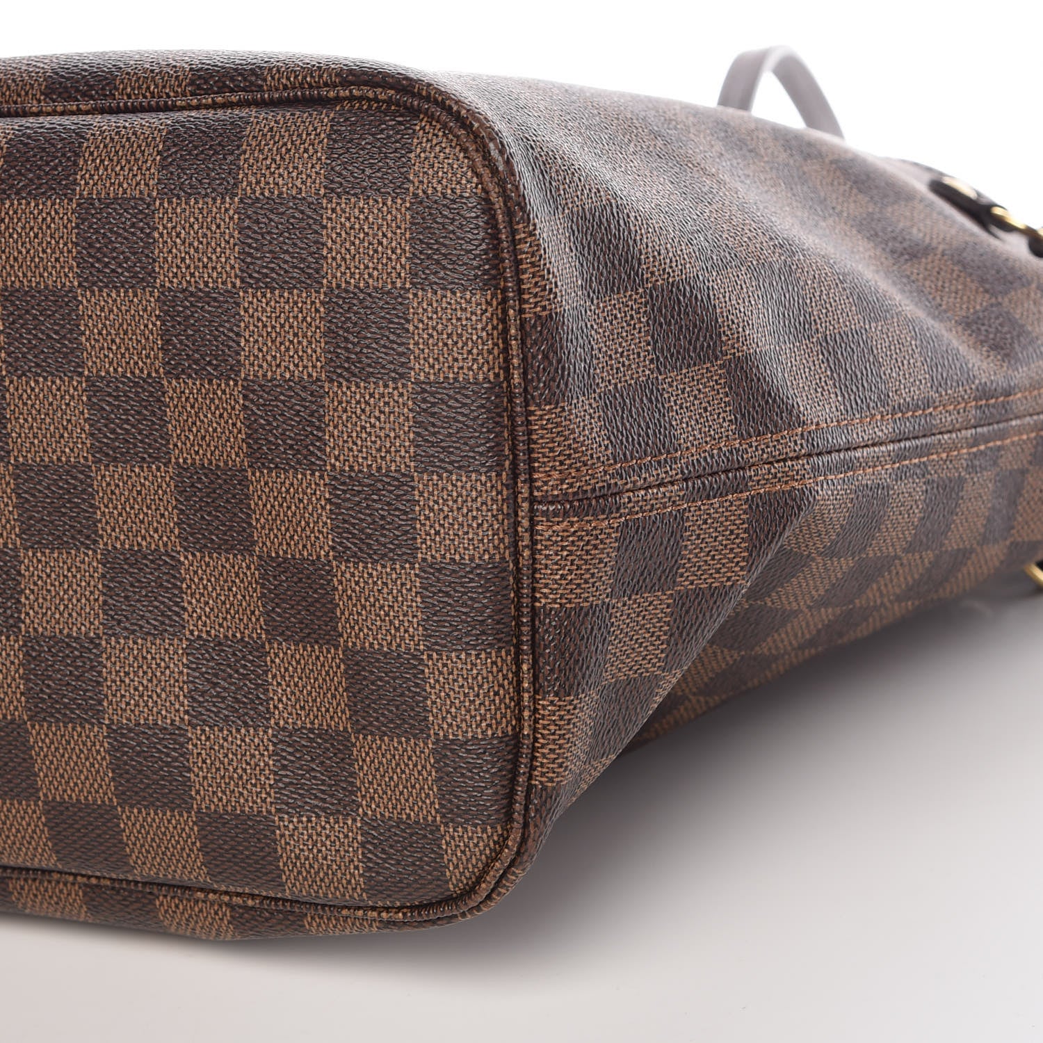 Louis Vuitton Damier Ebene Neo Neverfull MM Rose Ballerine 13 of 14