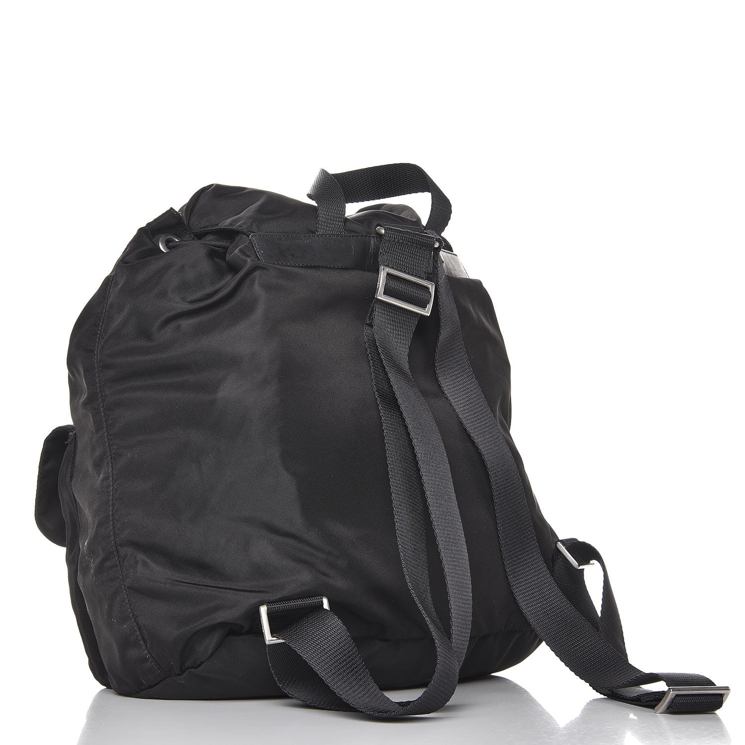 Prada Nylon Vela Medium Backpack Black 3 of 7