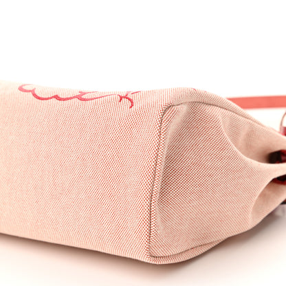 Hermes Vache Hunter Toile Pegase Pop Herbag Zip Retourne 31 PM Rouge Piment 10 of 10