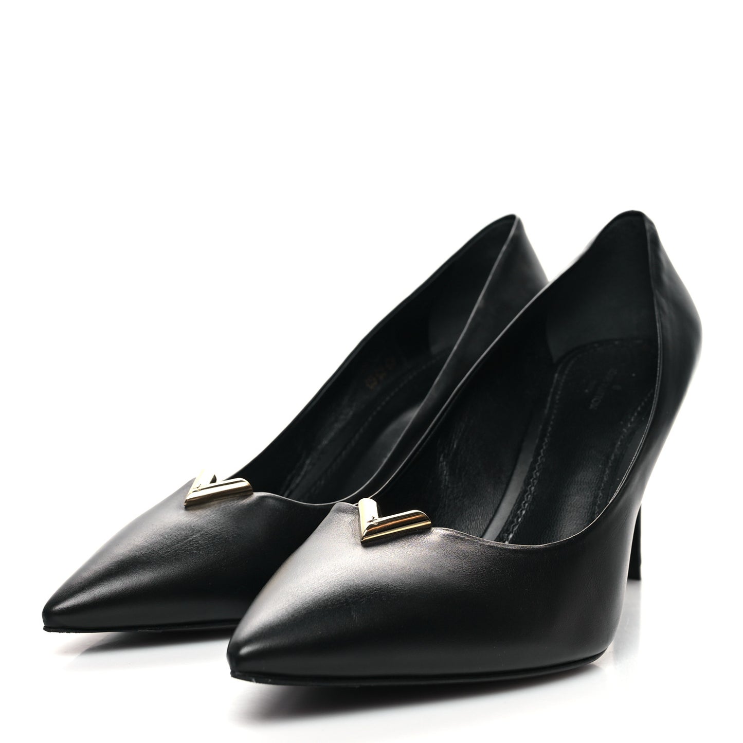 Calfskin Heartbreaker Pumps 41 Black