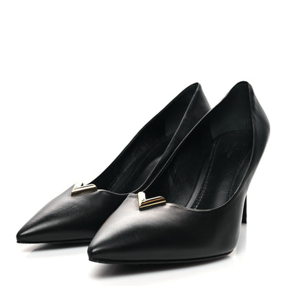 Louis Vuitton Calfskin Heartbreaker Pumps 41 Black 3 of 8