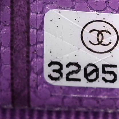 Chanel Caviar Quilted Small Pouch Purple 7 of 11