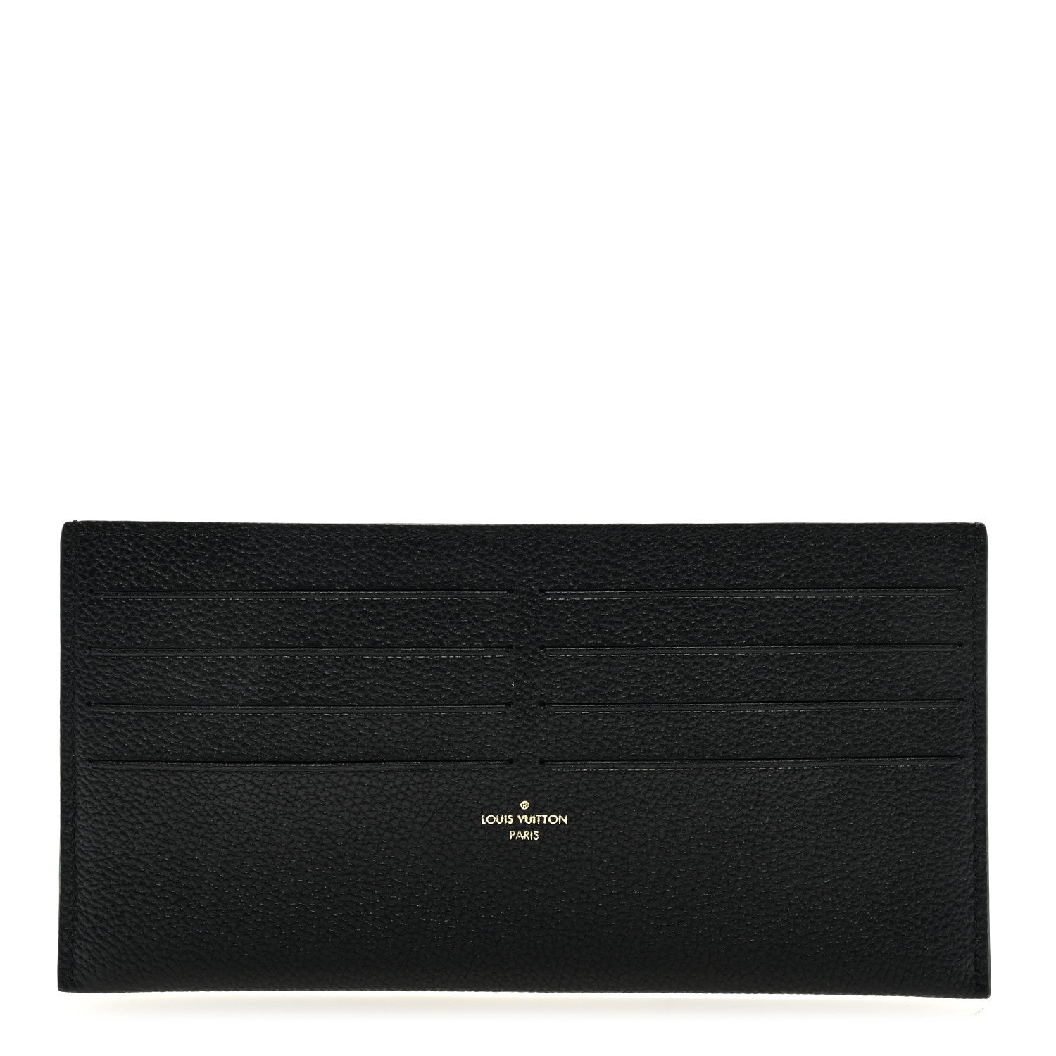 Louis Vuitton Calfskin Felicie Chain Wallet Card Holder Insert Black 1 of 6