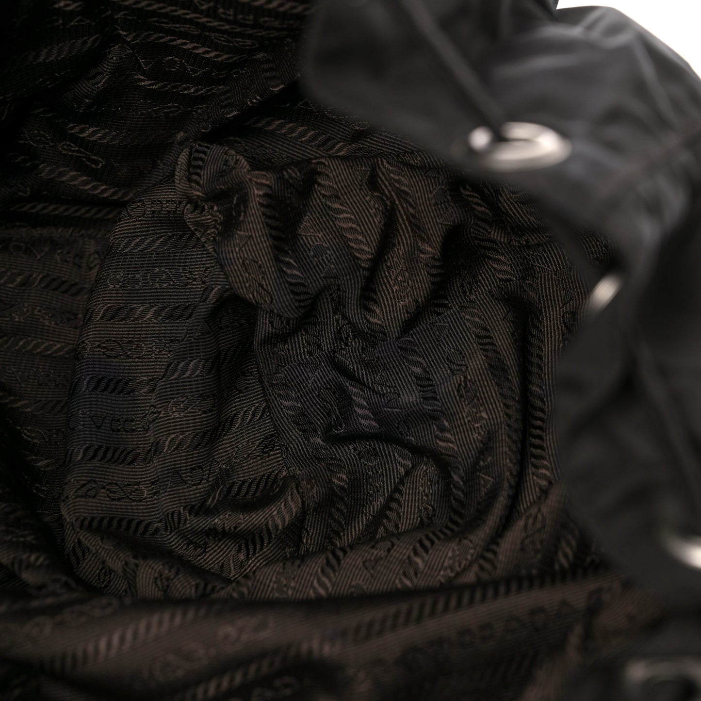 Tessuto Nylon Vela Small Backpack Black