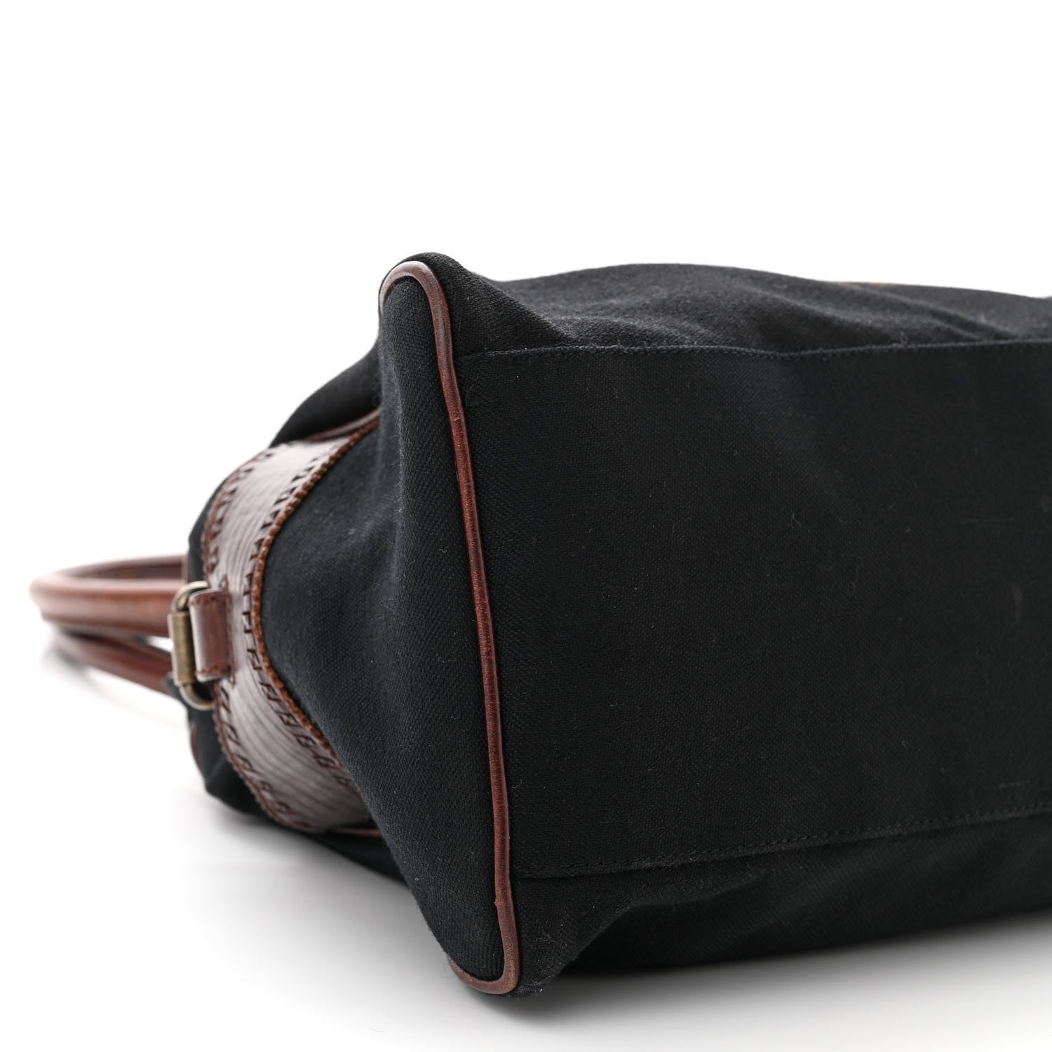 Fendi Canvas Bag De Jour Tote Black Tobacco 9 of 21