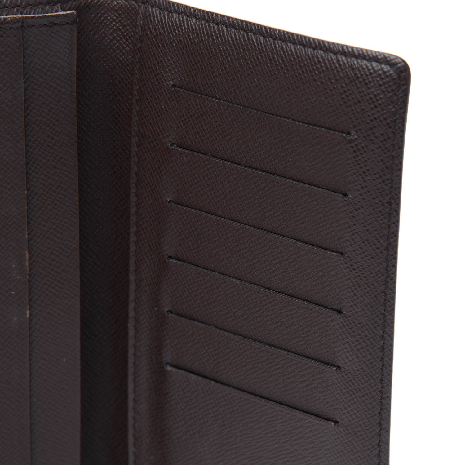 Louis Vuitton Damier Ebene Porte-Cartes Credit Yen Checkbook Wallet 7 of 15