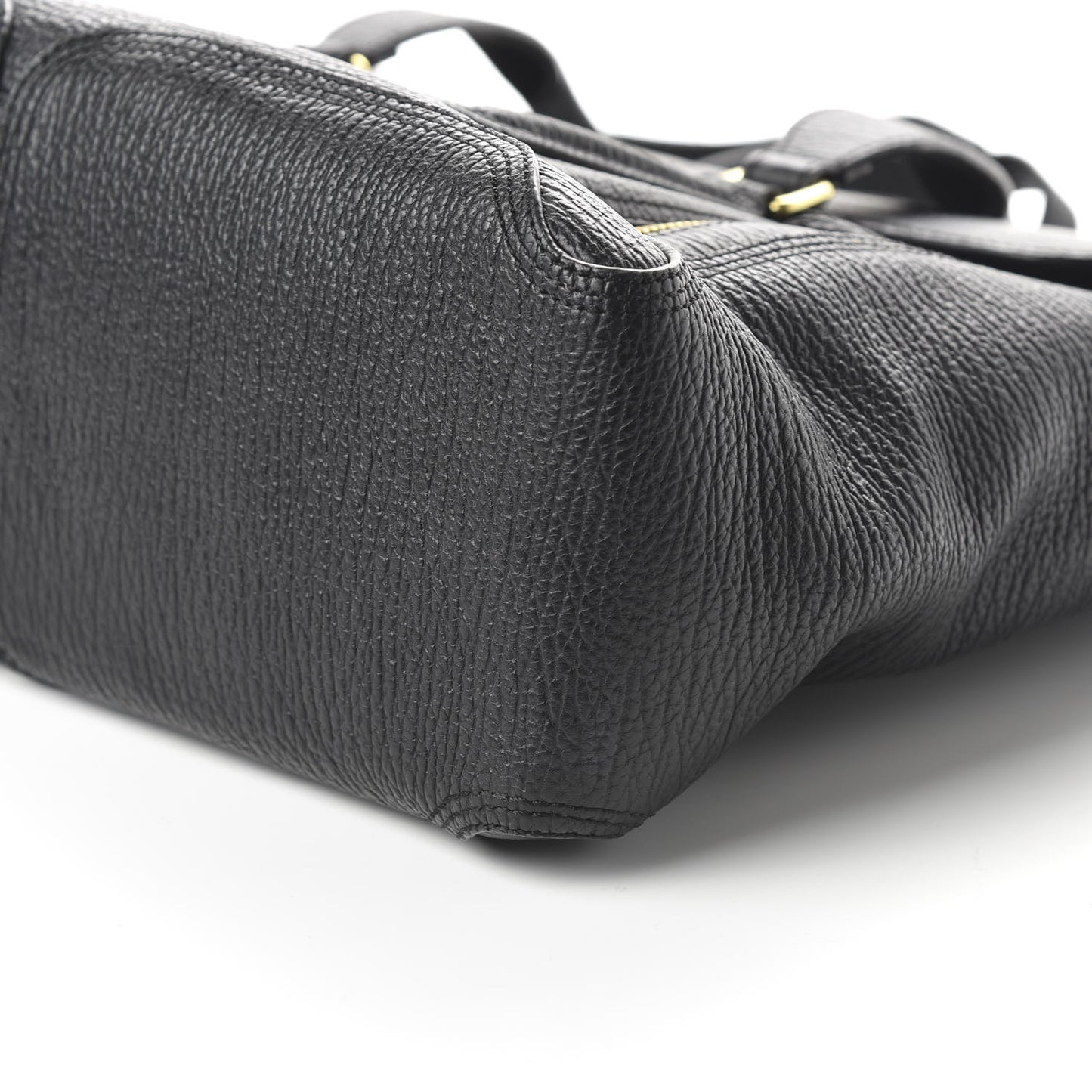 3.1 Textured Calfskin Large Pashli Satchel Black