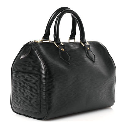 Louis Vuitton Epi Speedy 25 Black 2 of 13