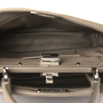 Fendi Nappa Stacked Bar Mini Peekaboo Iconic Satchel Tortora 4 of 9