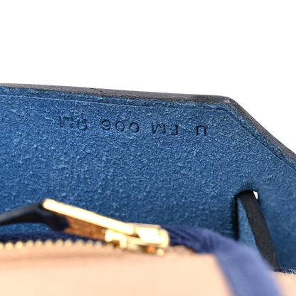 Hermes Military Toile Vache Hunter Herbag Zip Retourne 31 PM Chai Bleu Saphir 8 of 11