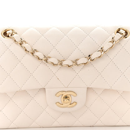 Chanel Caviar Quilted Small Double Flap White 8 of 10