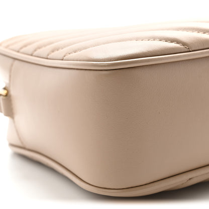 Saint Laurent Calfskin Matelasse Monogram Lou Camera Bag Dark Beige 9 of 10