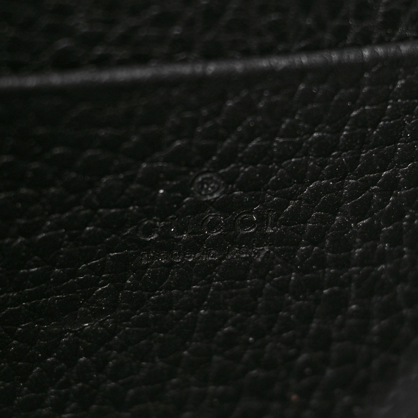 Calfskin Mini Dionysus Chain Wallet Black