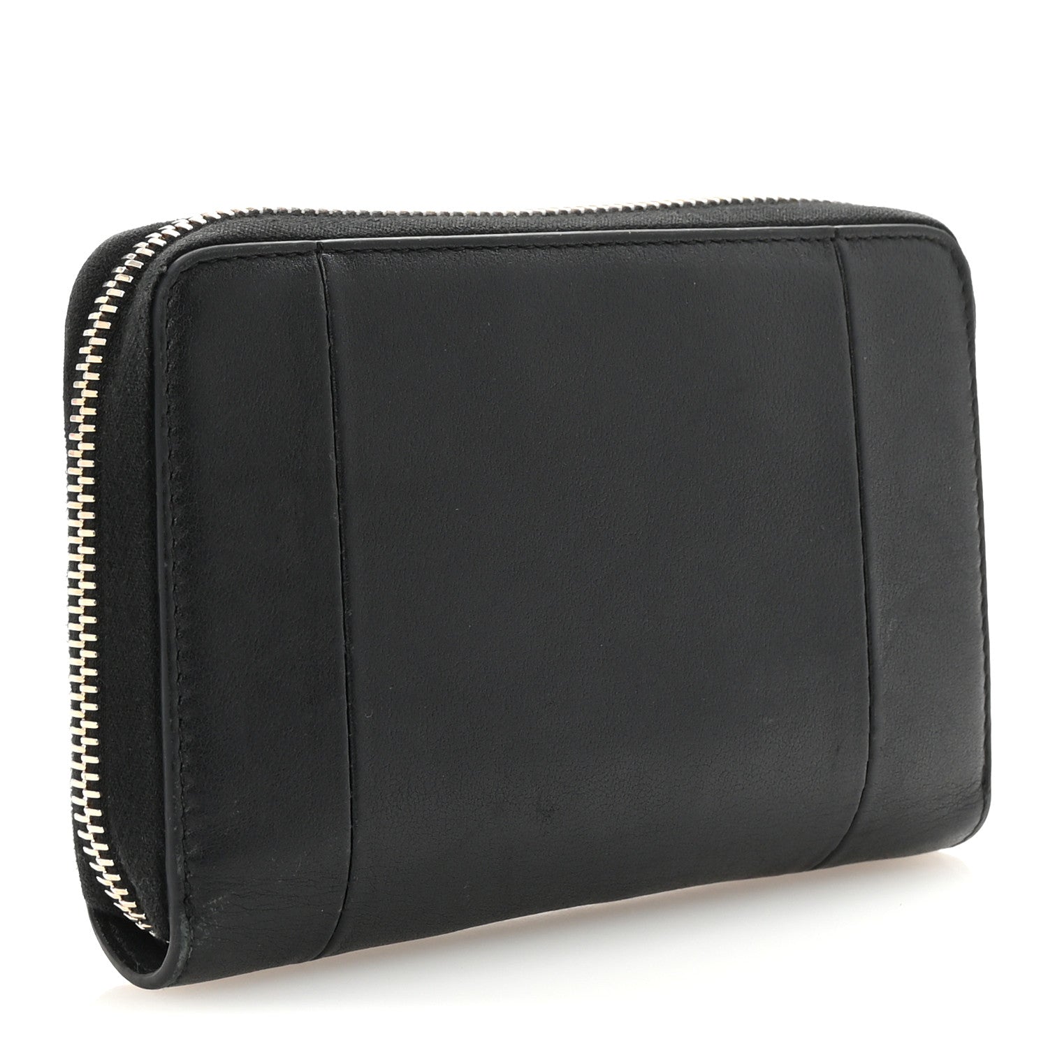 Valentino Garavani Calfskin Go Logo Zip Around Wallet Black 4 of 8