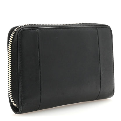 Valentino Garavani Calfskin Go Logo Zip Around Wallet Black 4 of 8