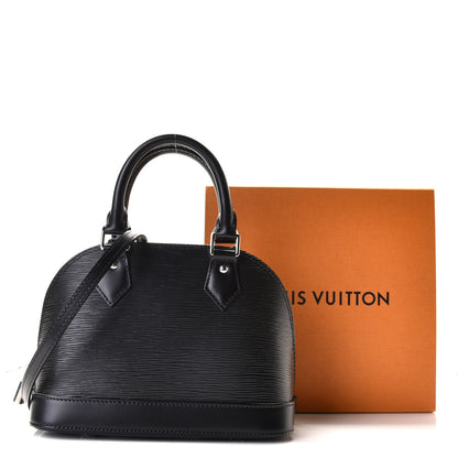 Louis Vuitton Epi Alma BB Black 9 of 9