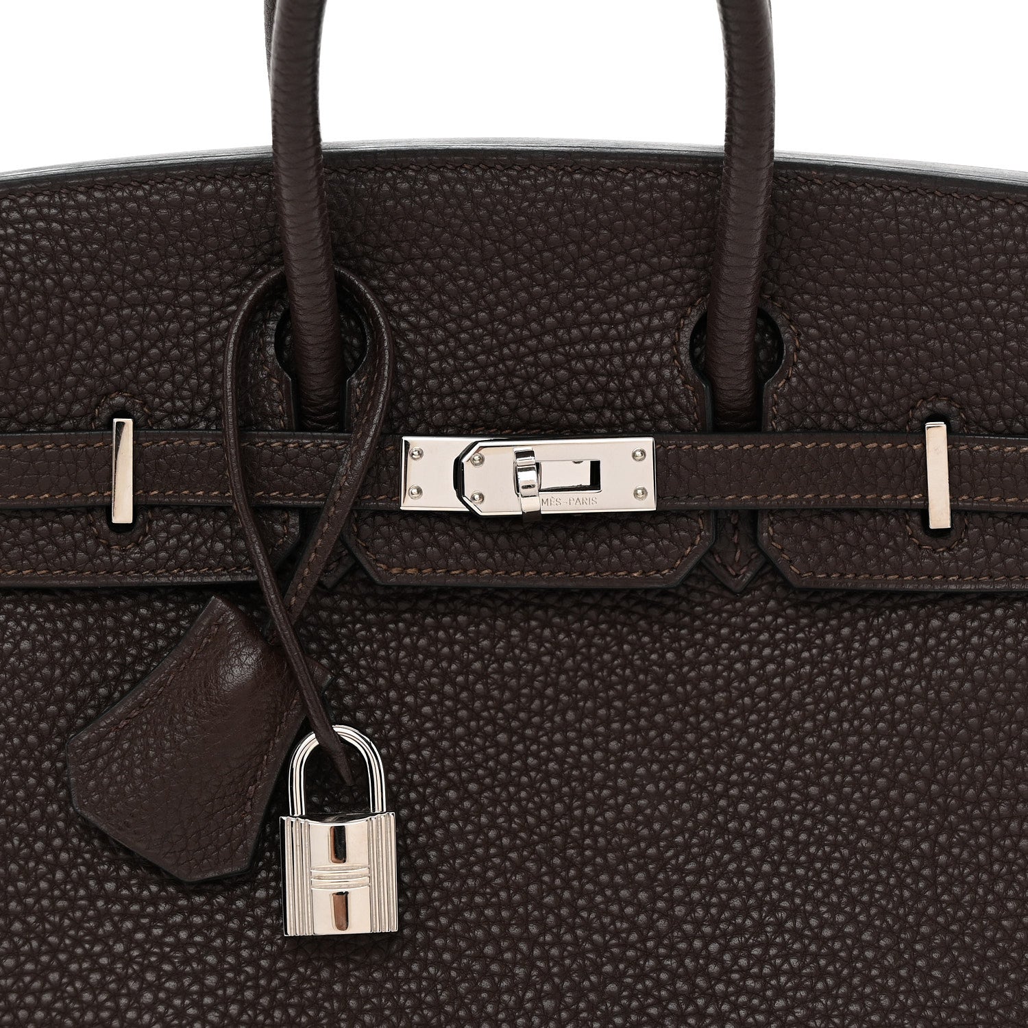 Hermes Togo Birkin 25 Chocolate 8 of 11