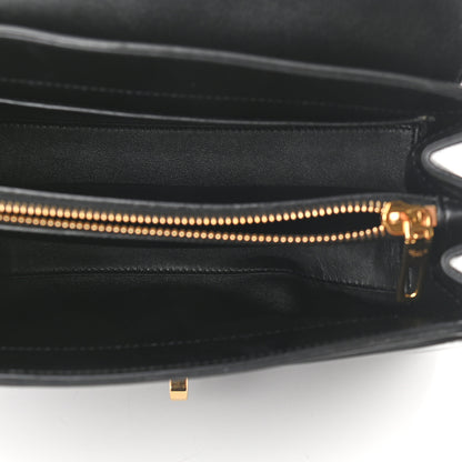Celine Satinated Calfskin Small 16 Top Handle Bag Black 5 of 9