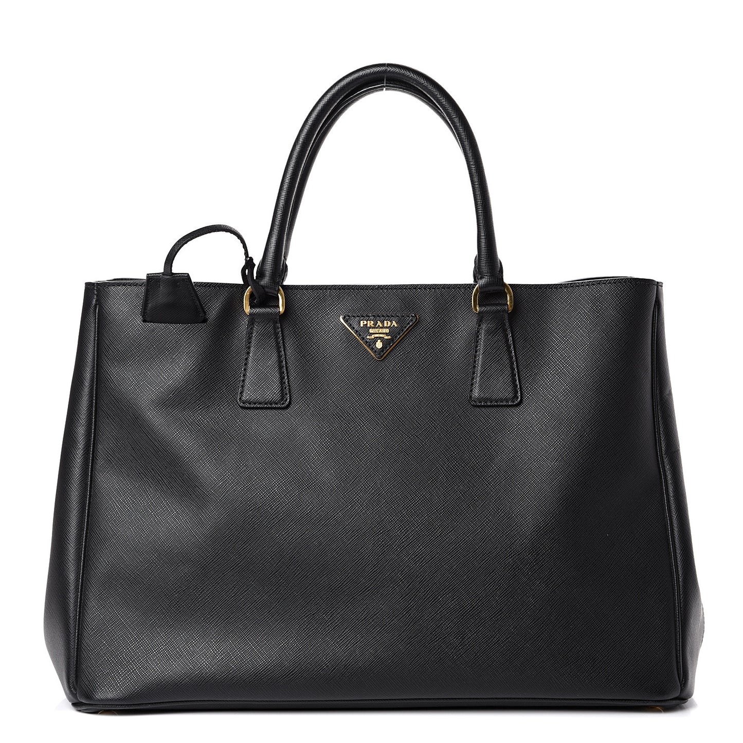 Saffiano Lux Large Tote Black