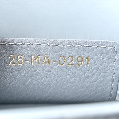 Christian Dior Calfskin Cannage Small Caro Bag Cloud Blue 7 of 10