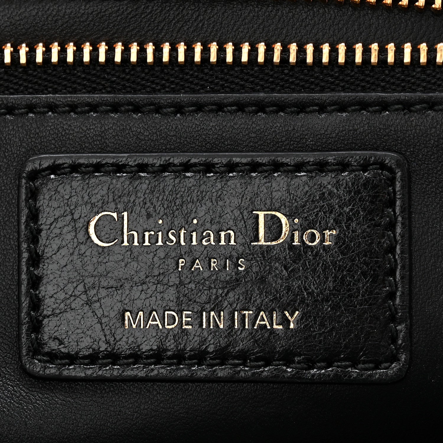 Christian Dior Calfskin 30 Montaigne Chain Pouch Black 6 of 10