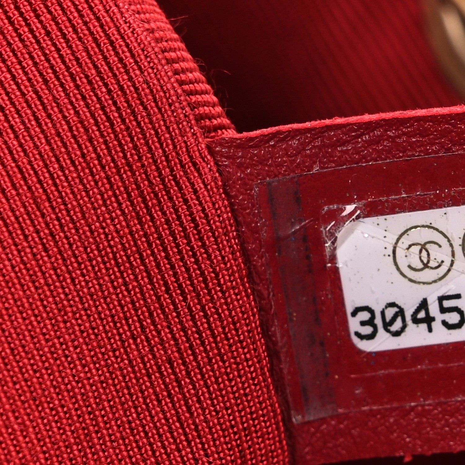Chanel Calfskin Quilted CC Chain Accordion Tote Red 7 of 10
