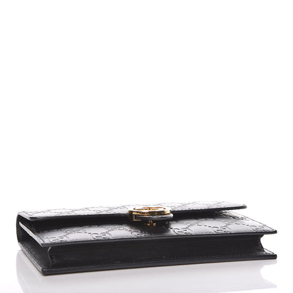 Gucci Guccissima Icon Chain Wallet Black 4 of 11