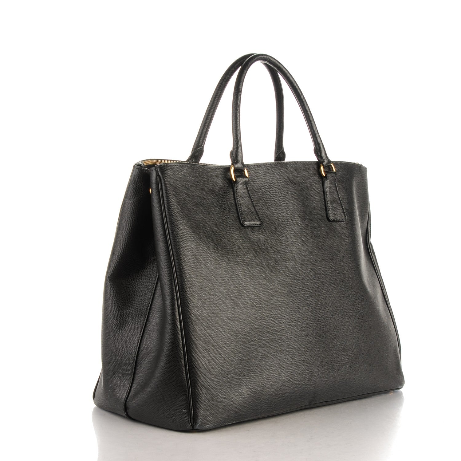 Prada Saffiano Lux Extra Large Galleria Double Zip Tote Black 3 of 9