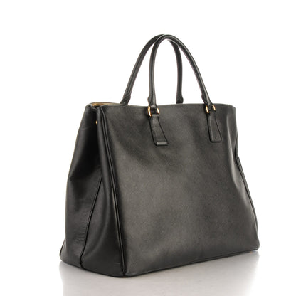 Prada Saffiano Lux Extra Large Galleria Double Zip Tote Black 3 of 9
