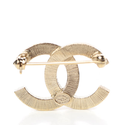 Chanel Pearl CC Brooch Gold 3 of 6